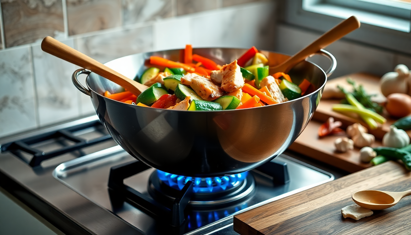come scegliere il wok in acciaio ideale per una cucina asiatica autentica 1749588820