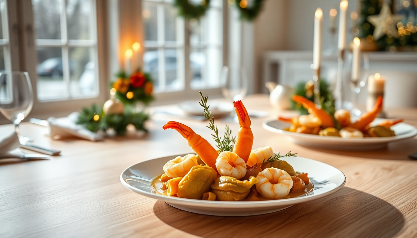 festeggia il capodanno con un antipasto leggero di scampi e carciofi 1749842134
