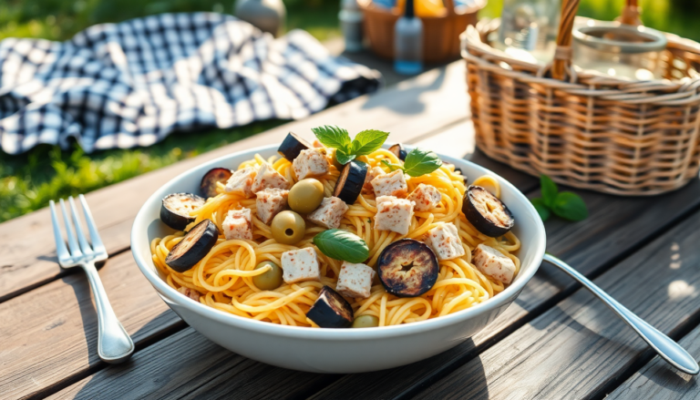 pasta fredda estiva con melanzane e tonno ricetta semplice e veloce 1750876738