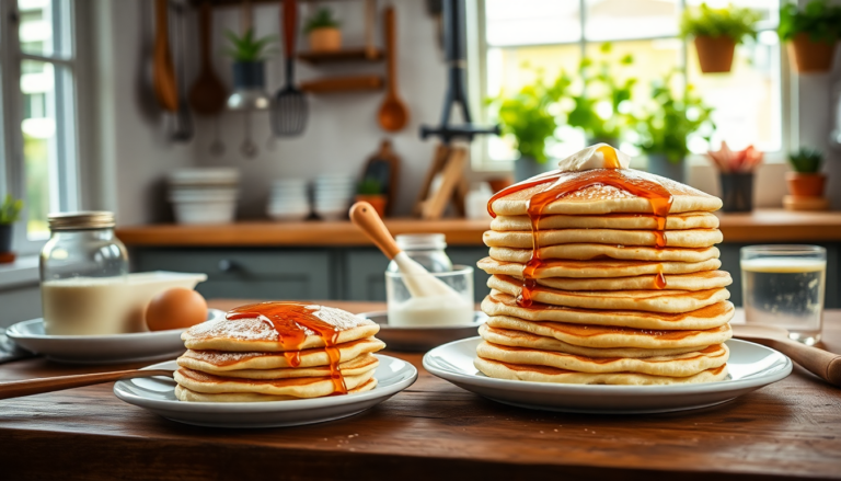 ricetta facile per pancake leggeri con lievito madre 1750715224