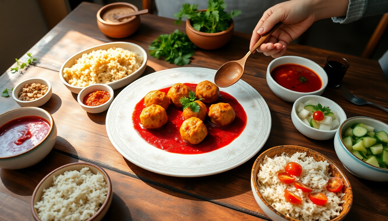 scopri come preparare deliziose polpette indiane con curry di barbabietole 1749988615