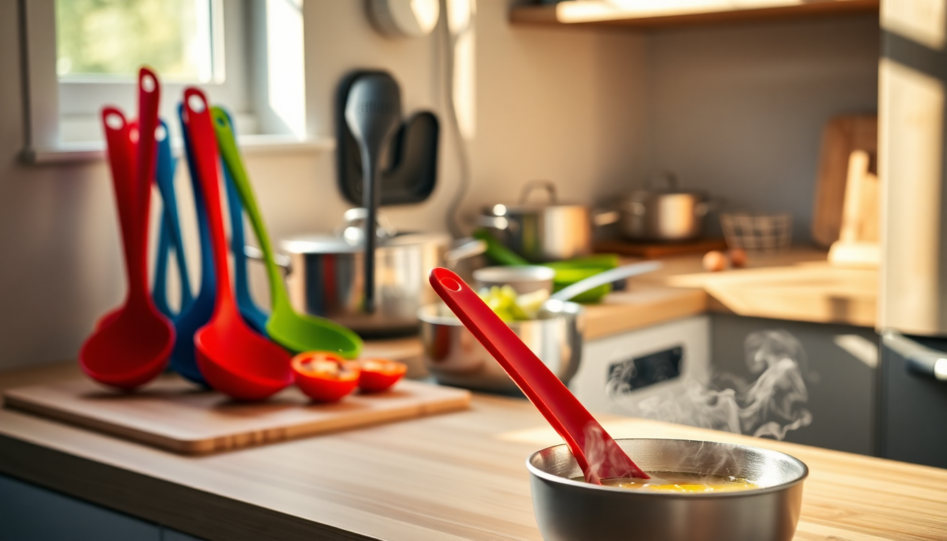 scopri i migliori mestoli da cucina in silicone per ogni ricetta 1751166919