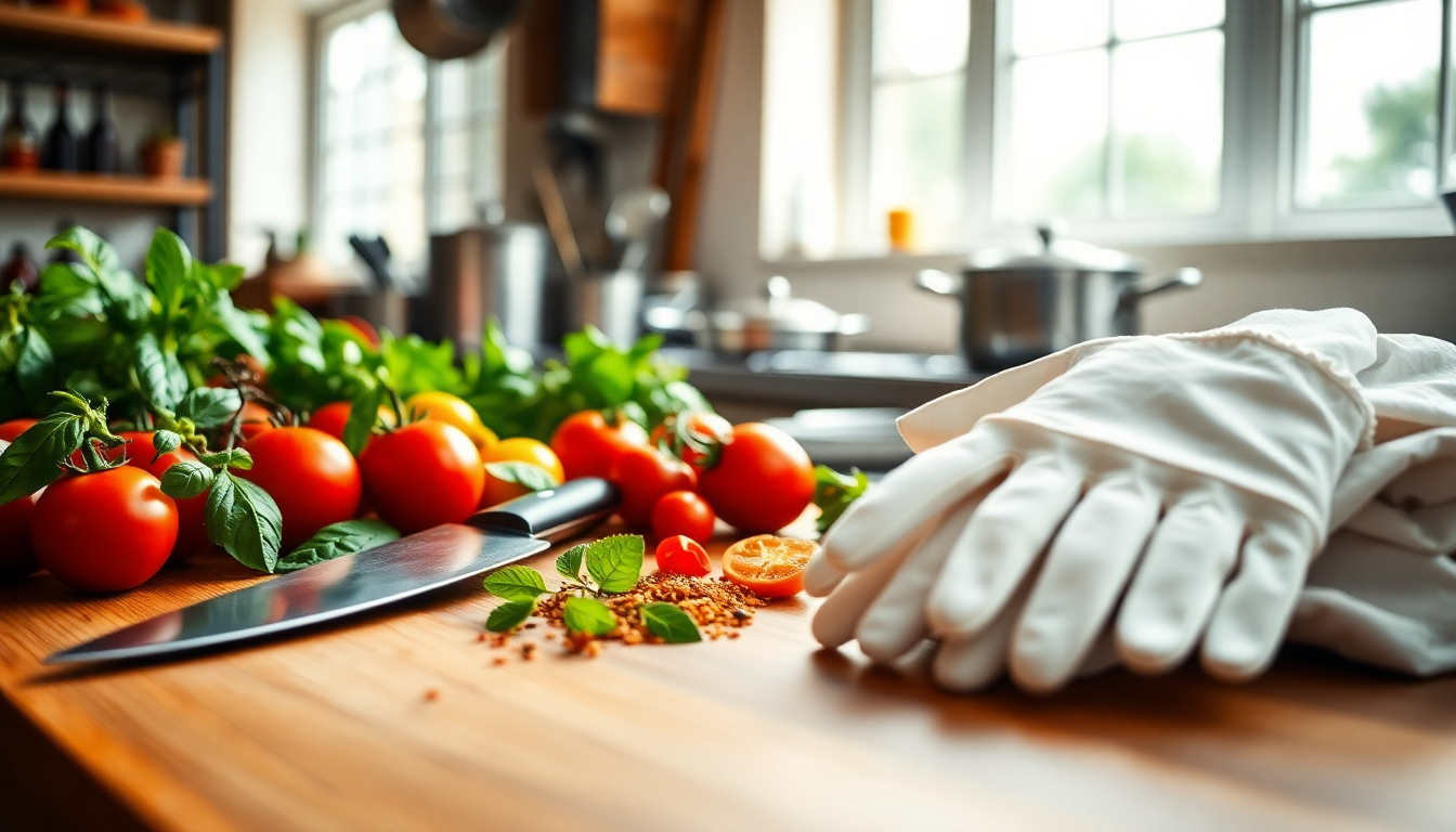 cannavacciuolo e luso dei guanti in cucina un dibattito acceso 1751946331