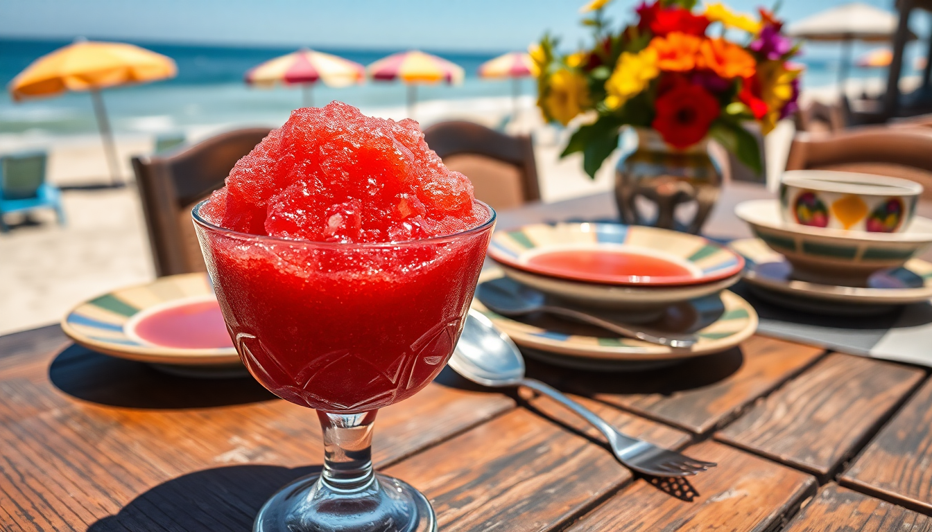 granita alla fragola il dolce rinfrescante della sicilia 1751732832