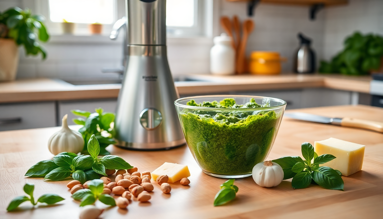 guida rapida alla preparazione del pesto genovese con minipimer 1751688923