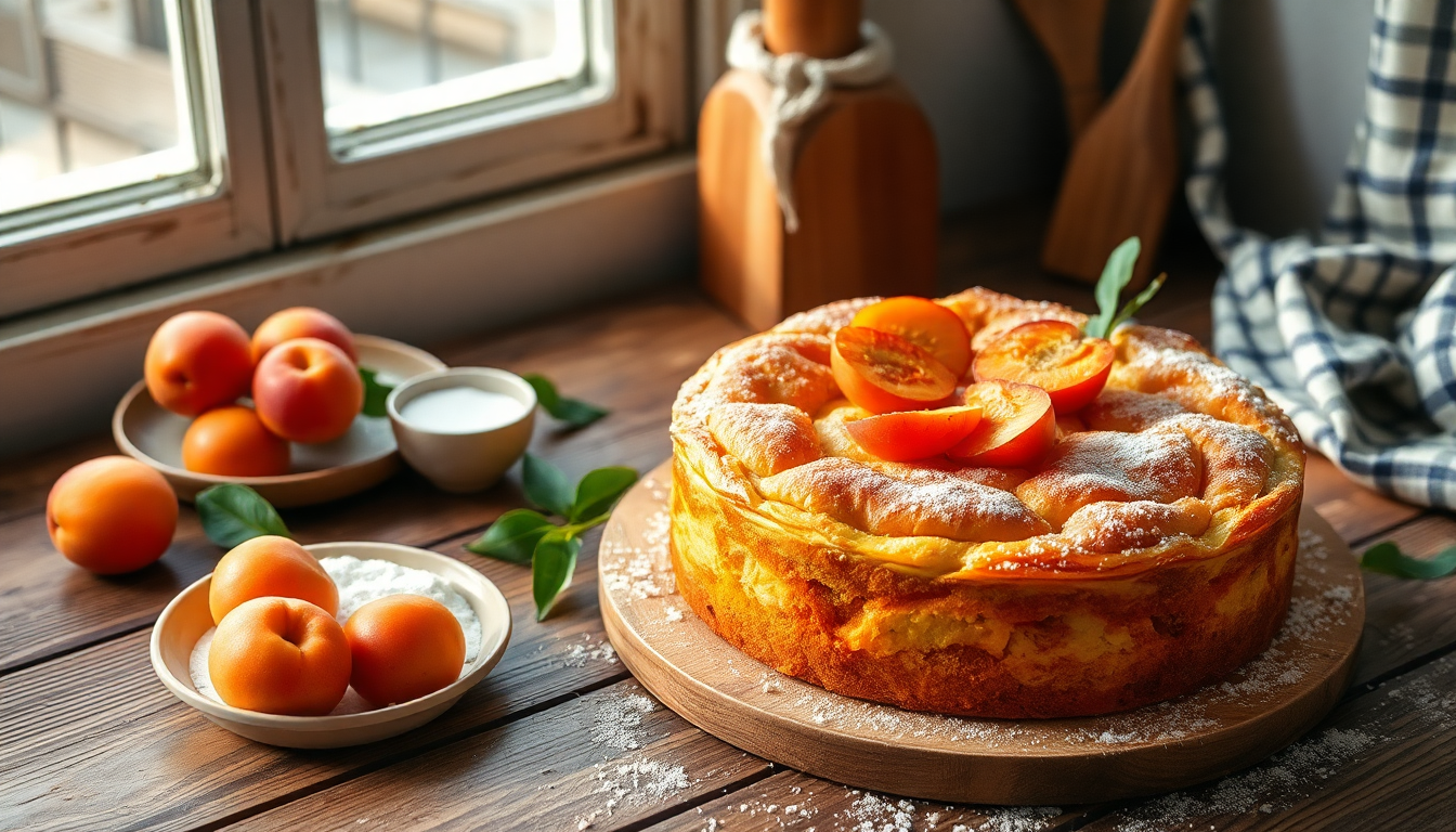 ricetta facile della torta alle albicocche per una colazione golosa 1752798286