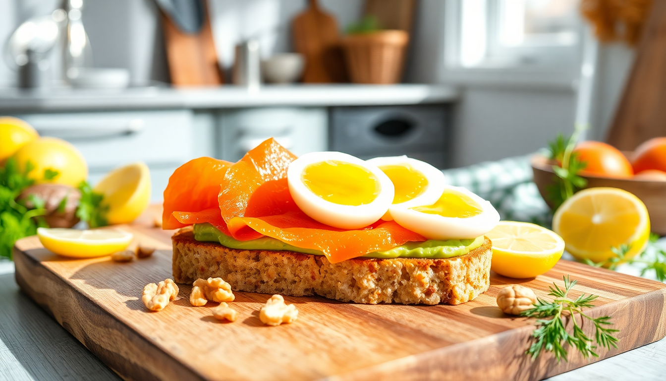 ricetta fresca per un crostone con salmone e crema di avocado 1752039081