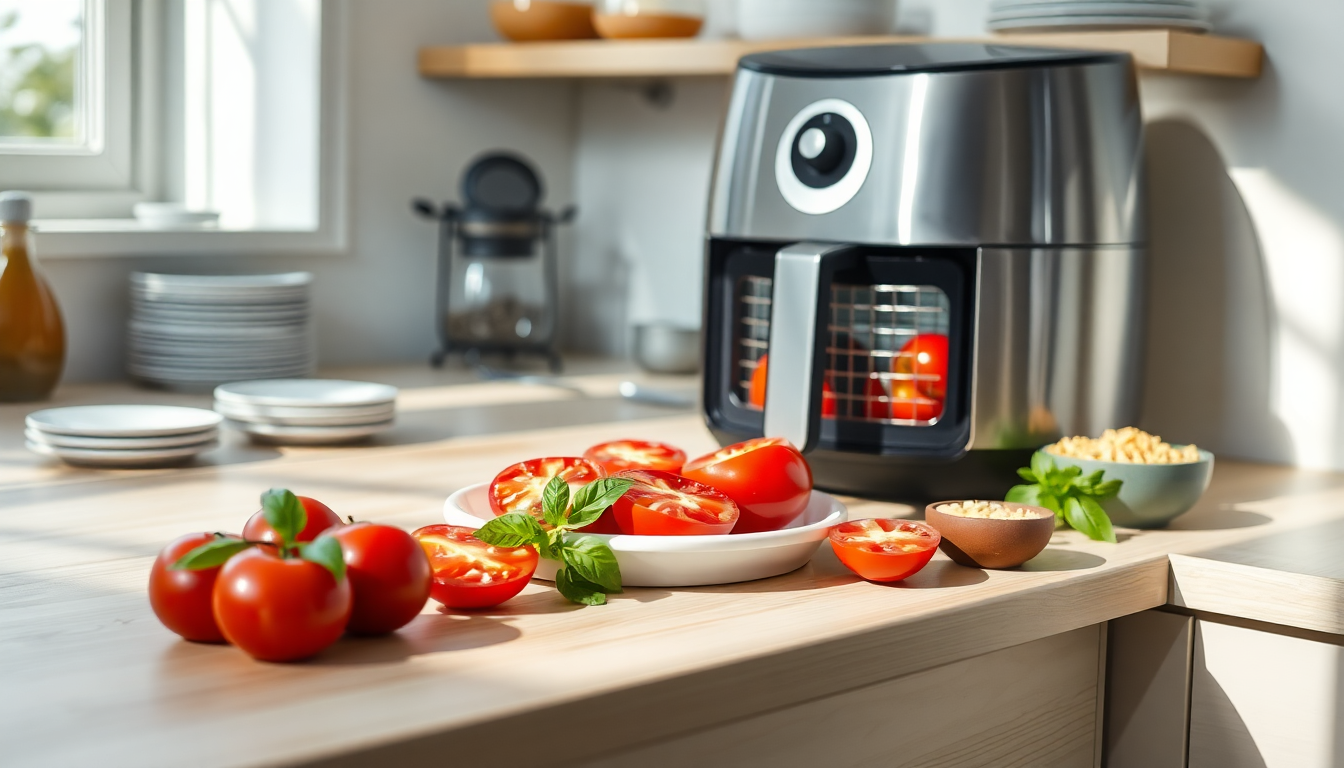 scopri come preparare pomodori gratinati in friggitrice ad aria 1751755133