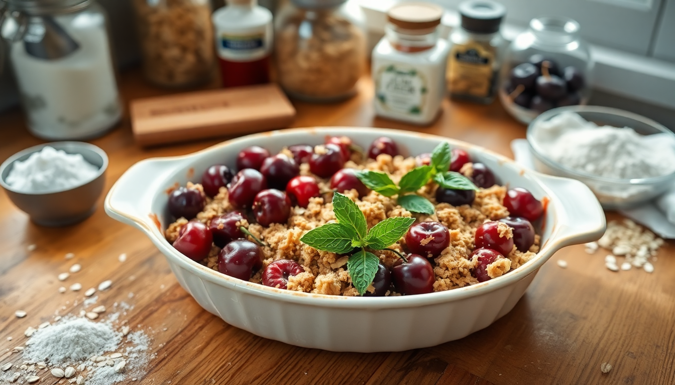 scopri il delizioso crumble di ciliegie per ogni stagione 1752035355 2