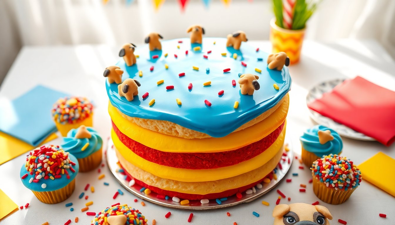 decorazioni vivaci per dolci a tema cani idee originali e ispirazioni 1770216793