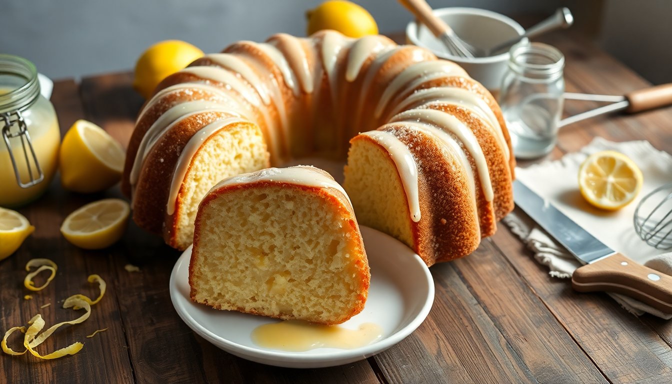 Ciambella al limone: come ottenere una ciambella morbida e profumata