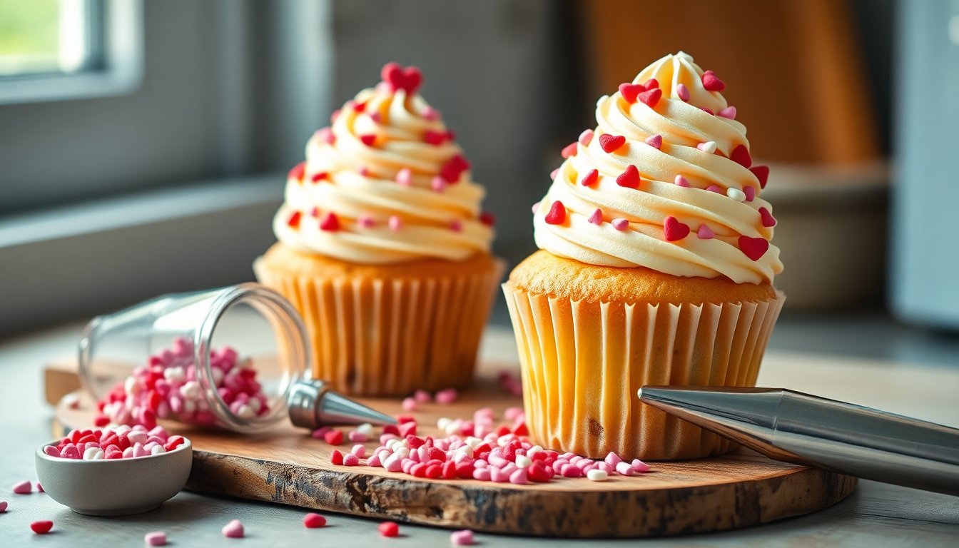 Sprinkles a forma di cuore FunCakes per cupcake e torte